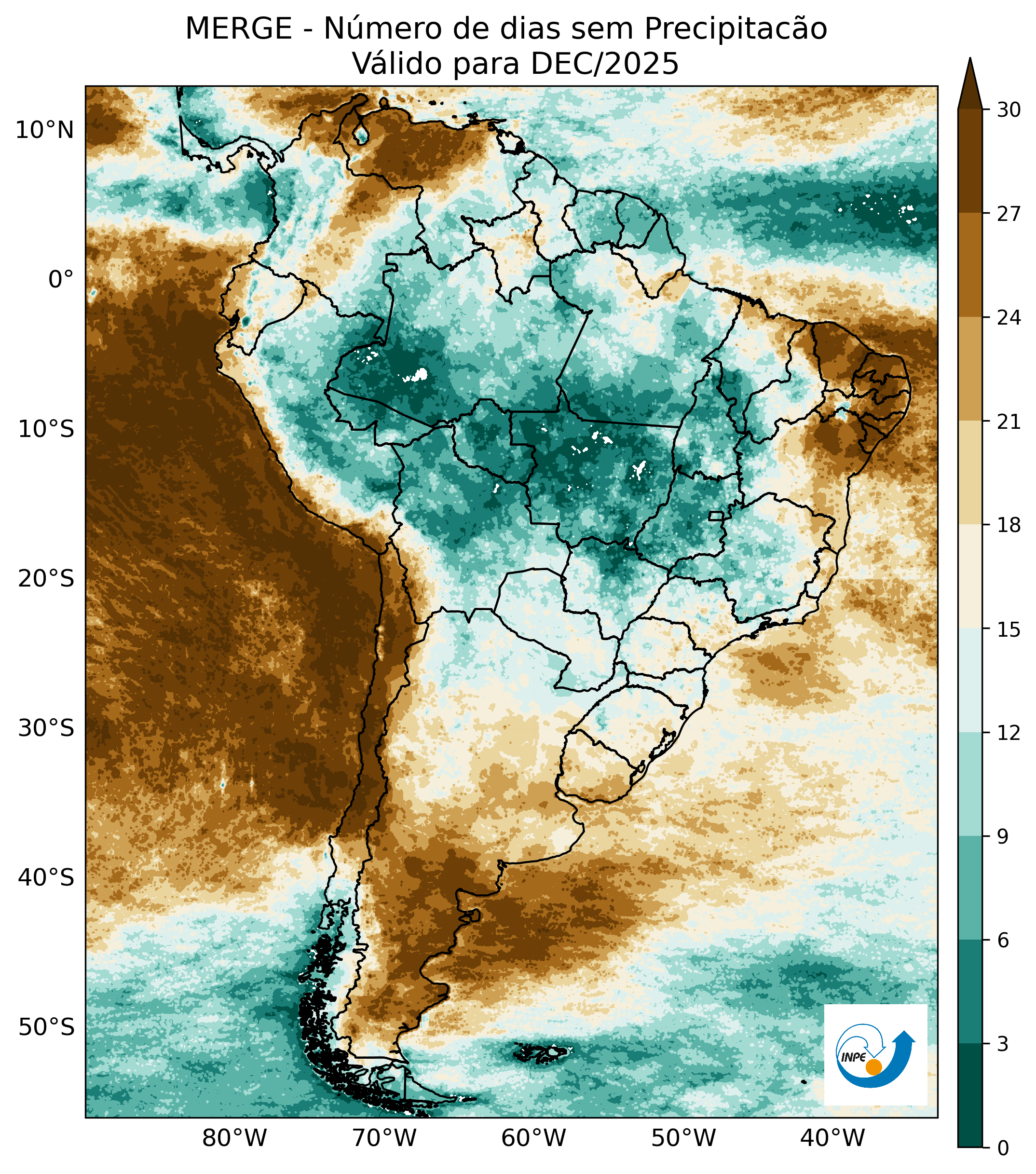 Dias sem precipitação