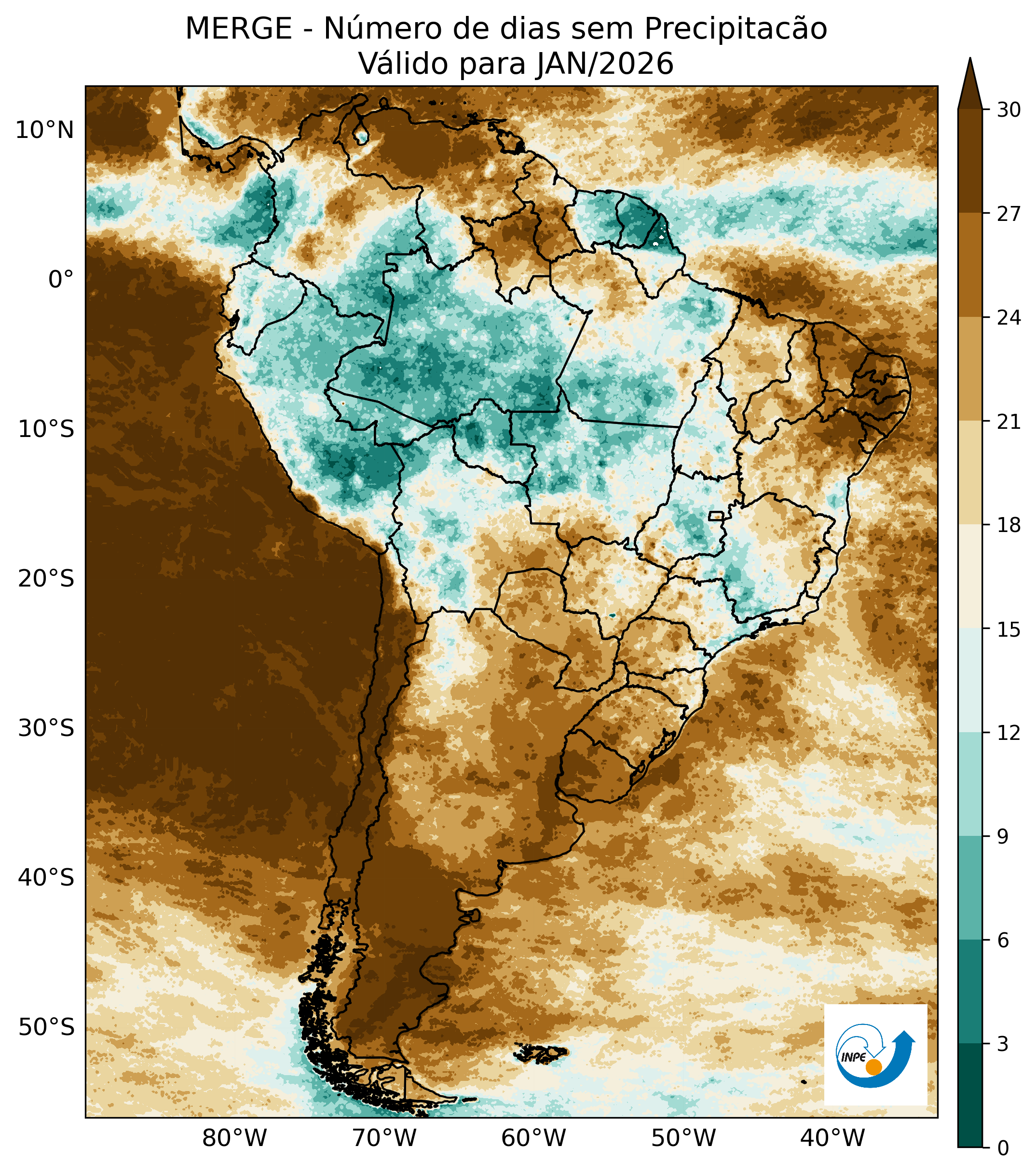 Dias sem precipitação