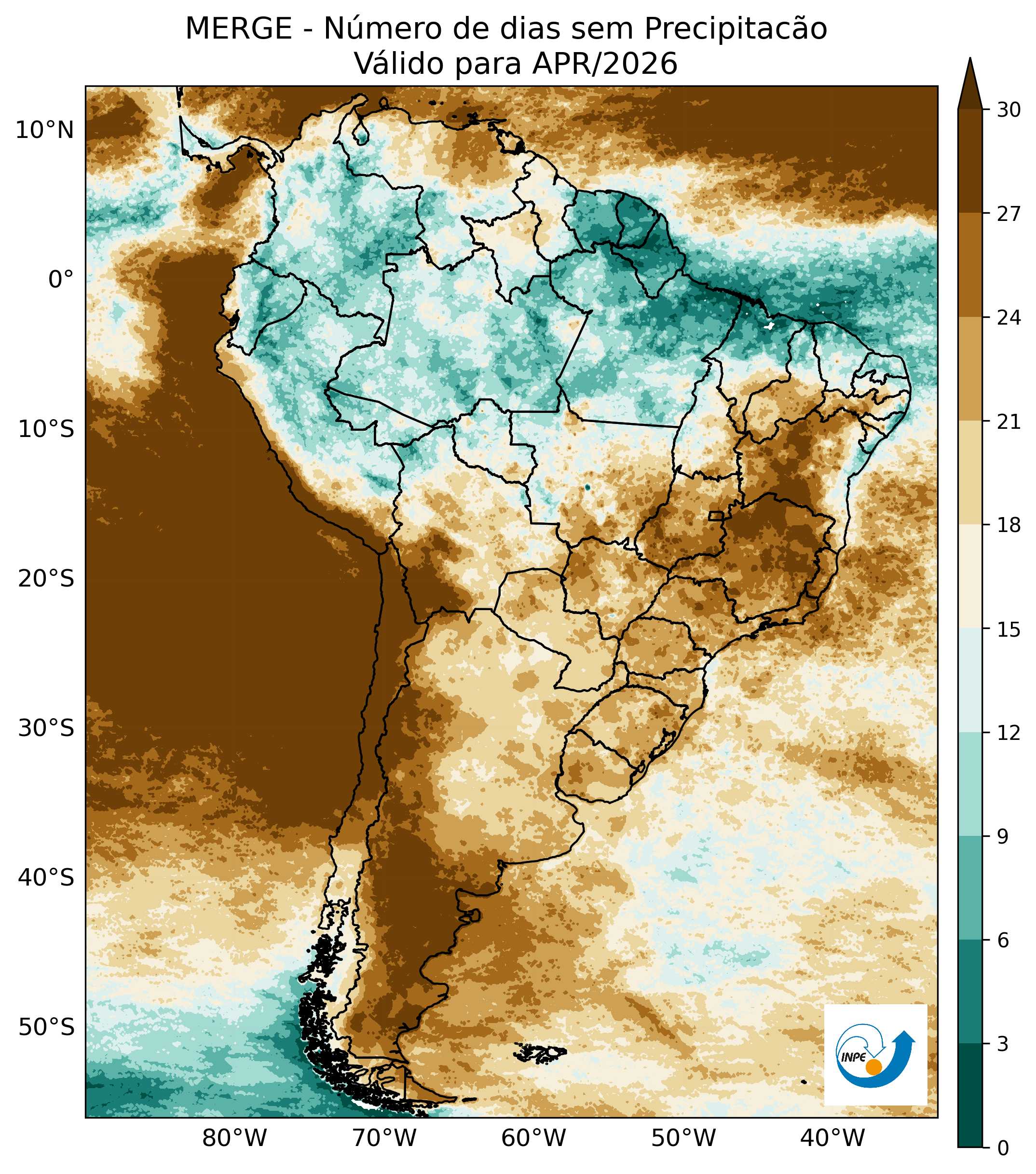 Dias sem precipitação