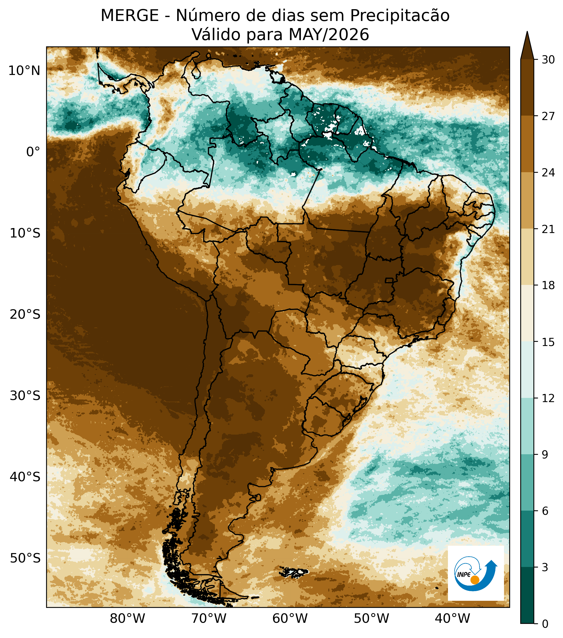 Dias sem precipitação