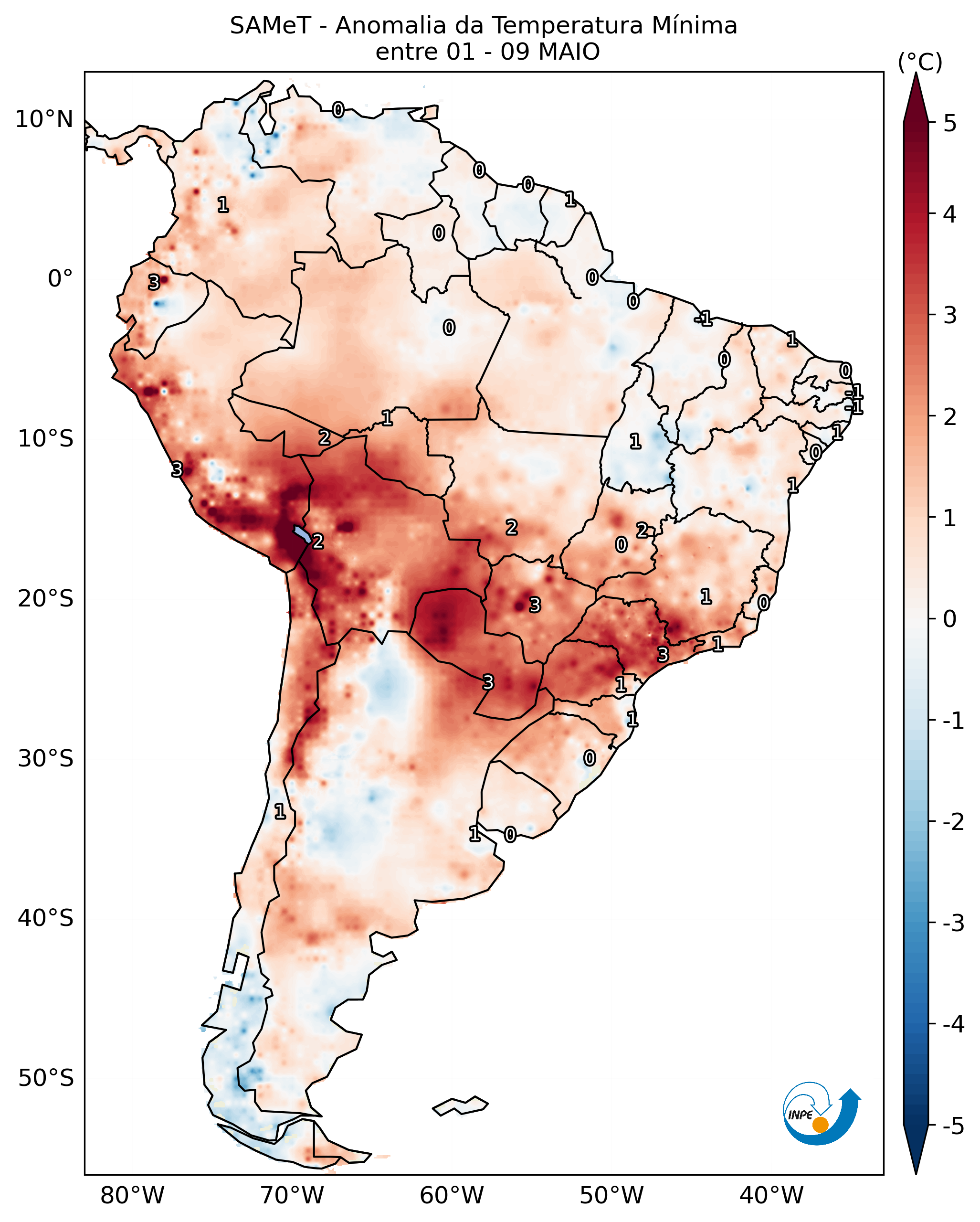 Mapa CPTEC ANOMALIA_TMIN