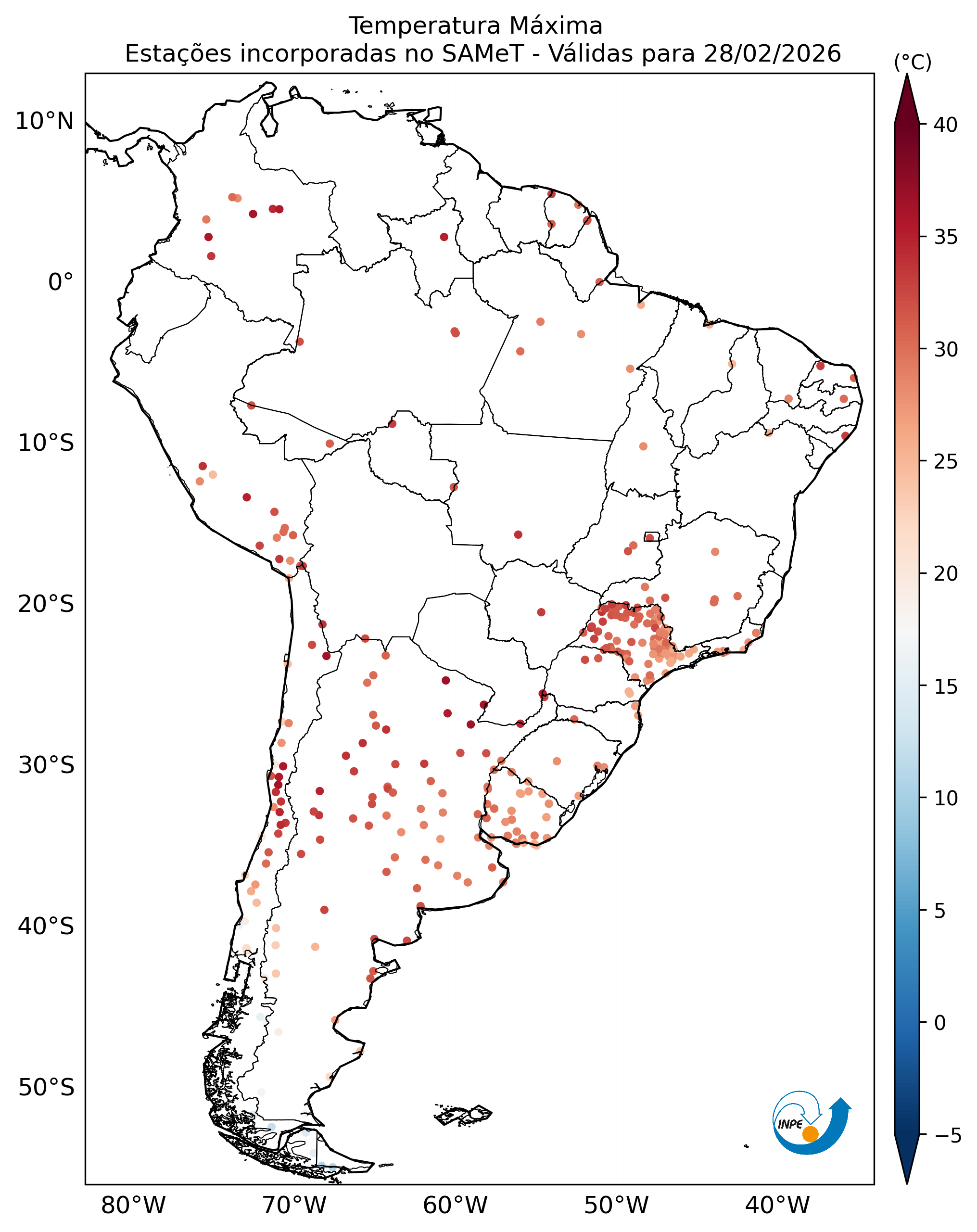 Mapa CPTEC TMAX_OBS