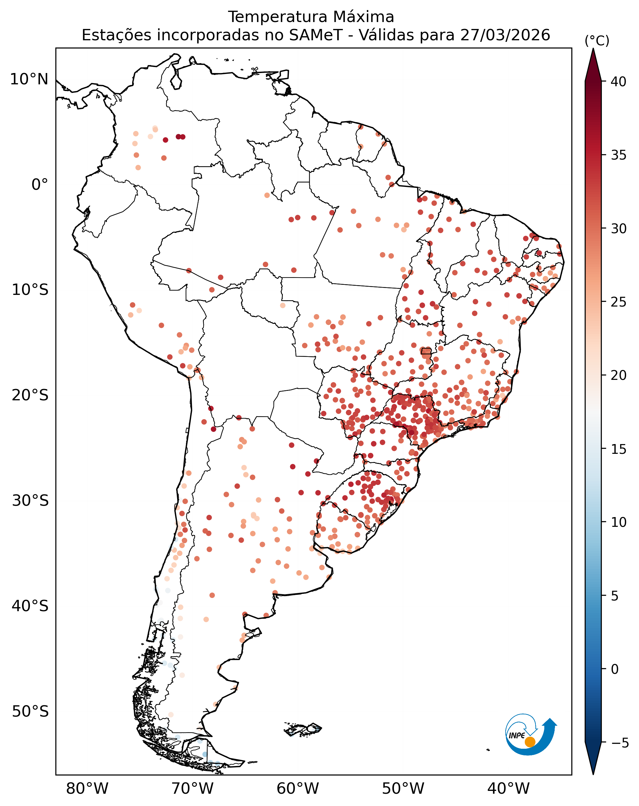 Mapa CPTEC TMAX_OBS