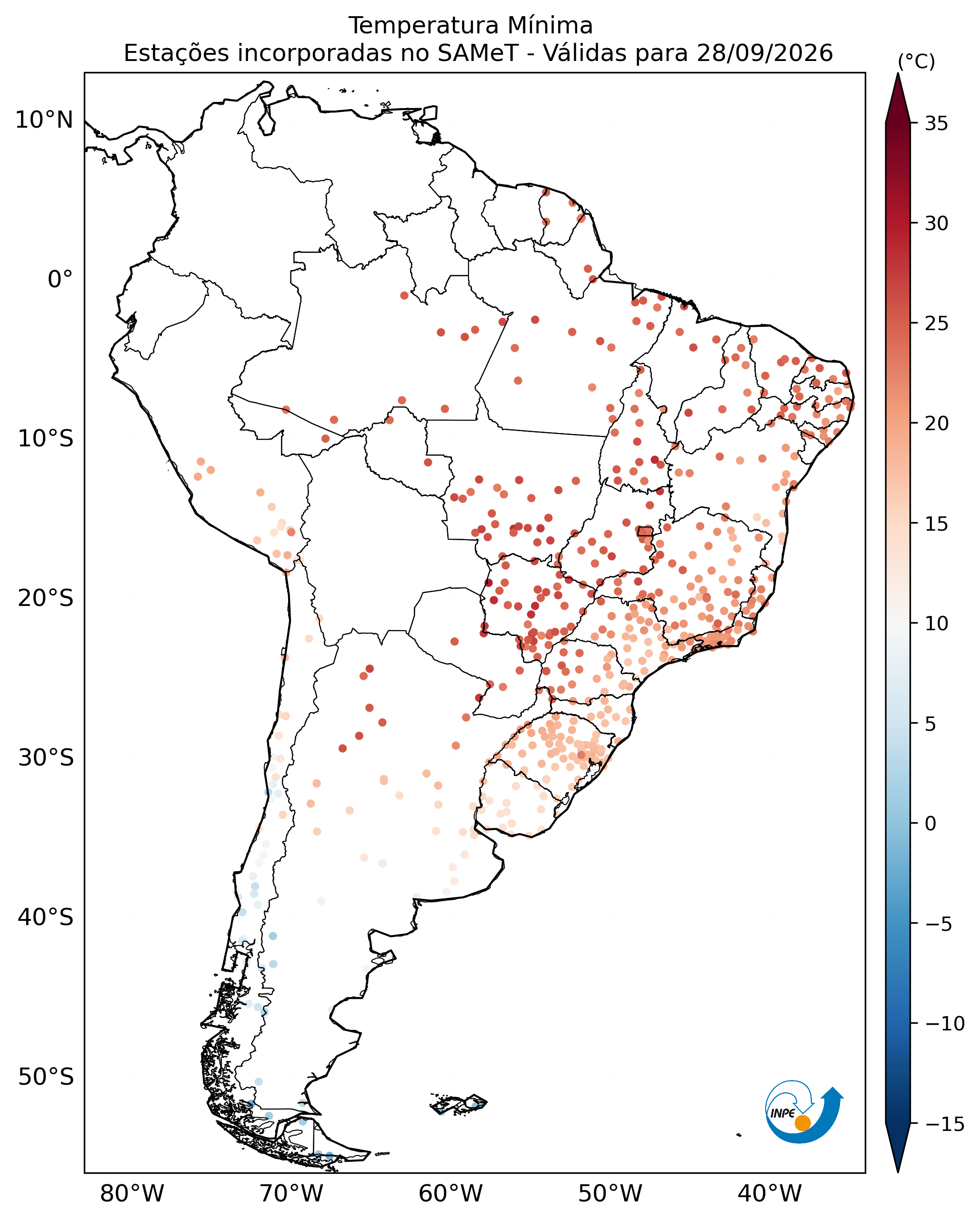 Mapa CPTEC TMIN_OBS